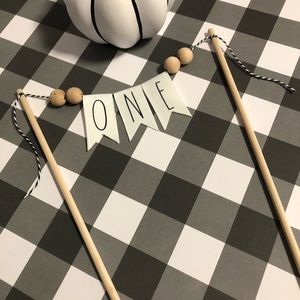 First Birthday Cake Topper Banner